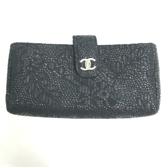 Chanel CC Mark CC coin purse Pouch Black - Picture 1 of 10
